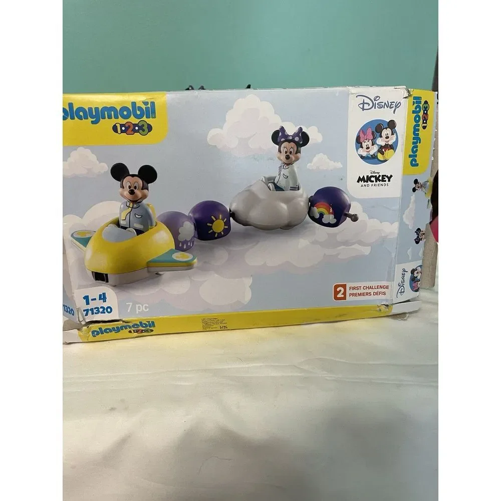 Playmobil 1-2-3 & Disney Mickey & Friends Mickey and Minnie Ride Bin-M